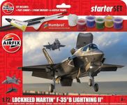 Airfix 1:72 Scale Lockheed Martin F-35B Lightning II Starter Set