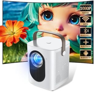 【Electric Focus& Native 1080P】 Mini Projector FD 1080P Portable Projectors,450ANSI Projector with 5G WiFi Bluetooth,Projectir for iOS/Android/TV Stick/HDMI/USB,Support Screen Mirror and Casting (T3)