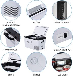 Alpicool 25L Portable Car Fridge Freezer – 12V Compressor, -20℃ to 20℃