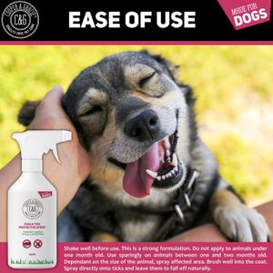 Cooper and Gracie Dog Flea Spray 500ml – Natural Pest Control
