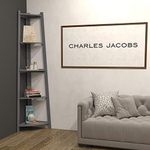 Charles Jacobs 5 Tier Corner Ladder Shelving Unit - Grey