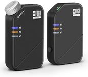 XTUGA J02S Wireless in Ear Monitor System, 2.4G Mini Stereo/Mono IEM System with Transmitter & Receiver, 8Hrs Power, Monitoring for Stage,Band,Singer,Musicians (Without Earphones)