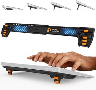 GPG2 ESC Flip PRO Computer Keyboard Stand for Desk, Adjustable Tilting Keyboard Lifter for Ergonomic Typing, Minimalist Keyboard Riser with Non-Slip Feet, Extendable Holder Fits Most Keyboards