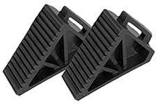 2-Pack Heavy Duty Black Wheel Chock