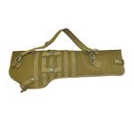 Jaegvida Shotgun Scabbard Bag Tactical Shotgun Soft Gun Scabbard Bag Shoulder Carry Scabbard Bag (Brown)