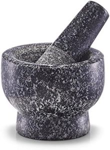 Zeller Mortier et Pilon en Granit, Anthracite, env. 9 x 9 x 6,5 cm