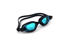 Viva Swimming Goggles for Boys and Girls (Black-Blue)