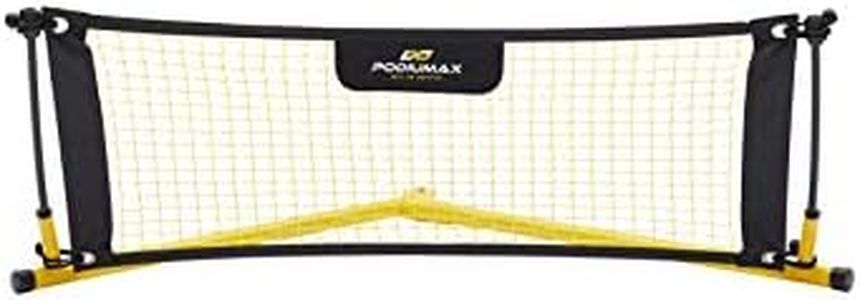 PodiuMax Solo Soccer Rebounder Net, Improve Your Ground Passing Skills, Easy to Assemble and Disassemble, Comes with Bag and Stake