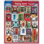 White Mountain 1169 Holiday Doors Jigsaw Puzzle, 1 EA