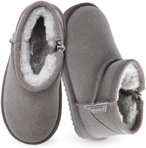 Balabala Boys & Girls Classic Snow Boots, Warm, Suede, Water-Resistant