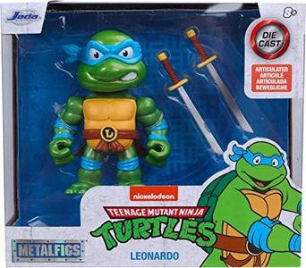 Jada Toys Teenage Mutant Ninja Turtles - Leonardo Diecast Action Figure, 4-Inch Height