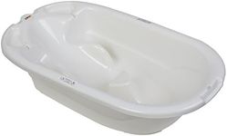 EuroBath 2-Stage Baby Bath Tub, White - Large, Long Lasting Baby Essentials, Must-Have Baby Bathtub, Newborn Essentials, Infant Bathtub & Baby Care Products for Registry