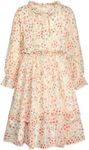 GRACE KARIN Girls Dresses Fall Long Sleeve Party Formal Holiday Dress Size 6 Flower Girl Midi Dress