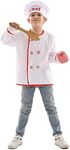 Forever Young Kids Children's Chef Cook Baker Fancy Dress Costume (5-7 years)