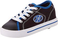 Heelys Boy's Classic X2 Trainers, Black Black White Snorkel Blue Black White Snorkel Blue, 13 UK Child