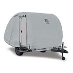 Classic Accessories Over Drive PermaPRO Teardrop Trailer Cover, 8' - 10'L x 5'W, RV Cover, Camper Cover, Travel Trailer Cover