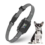 RICIVI Anti-Bark Collar for Small Dogs, No Shock Anti Barking Collars with 7 Sensitivities, 3 Adjustable Modes Beep & Vibration, IP67 Waterproof - Effective & Humane Small Dogs Bark Collar, Black