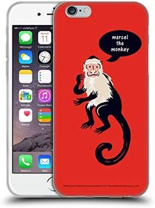 Head Case Designs Officially Licensed Friends TV Show Marcel The Monkey Iconic Soft Gel Case Compatible with Apple iPhone 6 / iPhone 6s