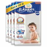 Wowper Baby Diaper Pants | L-168 counts| Wetness Indicator |Anti Rash |up to 12 hrs Absorption |9-14 Kg | Super Soft Diapers