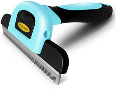 DakPets Pet Deshedding Tool | Professional Cat and Dog Brush for Shedding | Fur Deshedding Brush and Pet Hair Remover for Cats and Dogs | Stainless Steel Cat and Dog Shedding Brush for Pet Grooming