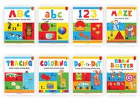 Preschool Complete Learning Activity Pack For Kids (Box Set of 8 Books)