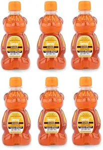 Nature's Goodness Teddy Bear Golden Wildflower Honey, Teddy Bear, 12 Ounce (Pack of 6)