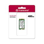 Transcend 480GB M.2 Internal (SSD) Solid State Drive | SATA III 6Gb/s | M.2 2242 SSD | 160 TBW | Read/Write - up to 530/480 MB/s | 3D NAND | 3 Yrs. Warranty | TS480GMTS420S