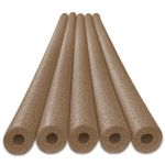 Oodles of Noodles Deluxe Foam Pool Swim Noodles - 5 Pack 52 Inch Wholesale Pricing Bulk Brown