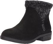 Skechers Women's Elm Ankle Bootie,Black,5.5 M US, Black, 5.5