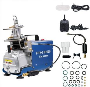 TUXING 4500Psi Pcp Air Compressor,Digital Control System LCD Display,High Pressure Air Compressor Pump,for Air Rifle Scuba Tank,Perfect for Filling Air Rifle Filling Blue