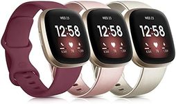 3 Pack Silicone Bands for Fitbit Ve