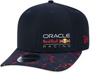 New Era Red Bull Racing F1 9Fifty AOP VSR Team Snapback Cap, Navy, Medium-Large