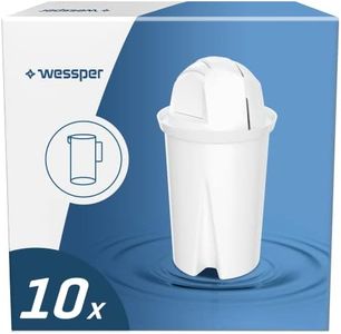 Wessper AquaClassic Filter Cartridges Compatible with Brita Classic, Dafi Classic - Pack of 10