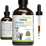 Pet Wellbeing Urinary Gold for Dogs & Cats - Vet-Formulated - Urinary Tract Health, Supports Normal Urinary pH - Natural Herbal Supplement 4 oz (118 ml)