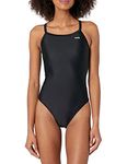 TYR Sport Women's Solid Diamondback Swim Suit,Black,42