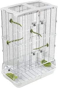 Vision M02 Wire Bird Cage, Bird Home for Parakeets, Finches and Canaries, Tall Medium