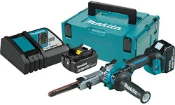 Makita XSB01TJ 18V LXT® Lithium-Ion Brushless Cordless 3/8" x 21" Detail Belt Sander Kit (5.0Ah)