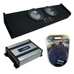 Harmony HA-R124 Compatible with Ford F-150 2009-2020 Bundled with HA-A400.1 Amplifier and Dual 12" Custom Sub Box Enclosure