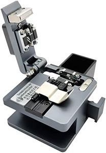 QIIRUN TM20 Fiber Cleaver with 24 Cleaving Spots by Precision CNC Machining, Optical Fiber Cutter Tool with 3 in 1 Fixture and Automatic Rebound Slider Rail