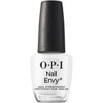 OPI Nail Envy Nail Polish, Strong Nail Strengthener Treatment For Strong Nails, Vegan Nail Repair and Strenght for Damaged Nails, White Nail Polish Alpine Snow 15ml