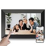 Digital Photo Frame, KEDEEK WiFi Digital Picture Frame 10.1 Inch with IPS Touch Screen HD Display,Auto-Rotat Built in 16GB Memory, Share Moments Instantly via Frameo App from Anywhere, Black