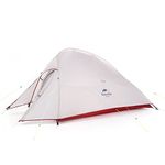 Naturehike Cloud-Up 2 Ultralight Tent Backpacking Tent for 2 Person Hiking Camping Outdoor 20D Grey Upgrade