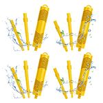 ACETOP Spa Mineral Stick 4 Pack Hot Tub Filter with 4 Months Lifetime Cartridge Universal for Spas Filters Swimming Pool Fish Pond (4Pcs (Yellow))