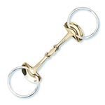 Stübben 2262 Golden Wings Snaffle Bit double broken - 5"·12,5cm - 14 mm - Sweet Copper