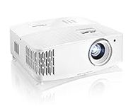 Optoma UHD35 True 4K UHD Gaming Projector 3,600 Lumens 4.2ms Response Time at 1080p with Enhanced Gaming Mode 240Hz Refresh Rate HDR10 & HLG