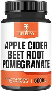 1500mg Beet Root 2000mg Apple Cider Vinegar 1500mg Pomegranate Juice Supplements Support for Immune System, Circulatory Health & Body Management - 90 Vegan Capsules