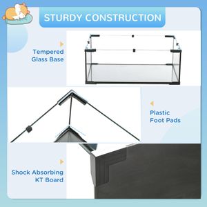 PawHut 3-Tier Hamster Cage – Spacious Small Pet Habitat