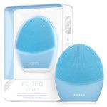 FOREO LUNA 3 Facial Cleansing Brush - Anti Aging Face Massager - Enhances Absorption of Facial Skin Care Products - For Clean & Healthy Face Care - Simple & Easy - Waterproof