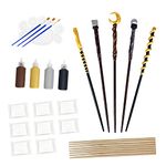 Magic Wizard Wand Making Kit DIY Craft Set for Kids Adult Wizard Birthday Party Gift Make Your Own Wands 24-Piece