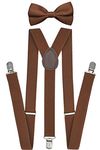 RR Design Suspender and Bow Tie Set for Kids (0-24 months) multicolored (brown)